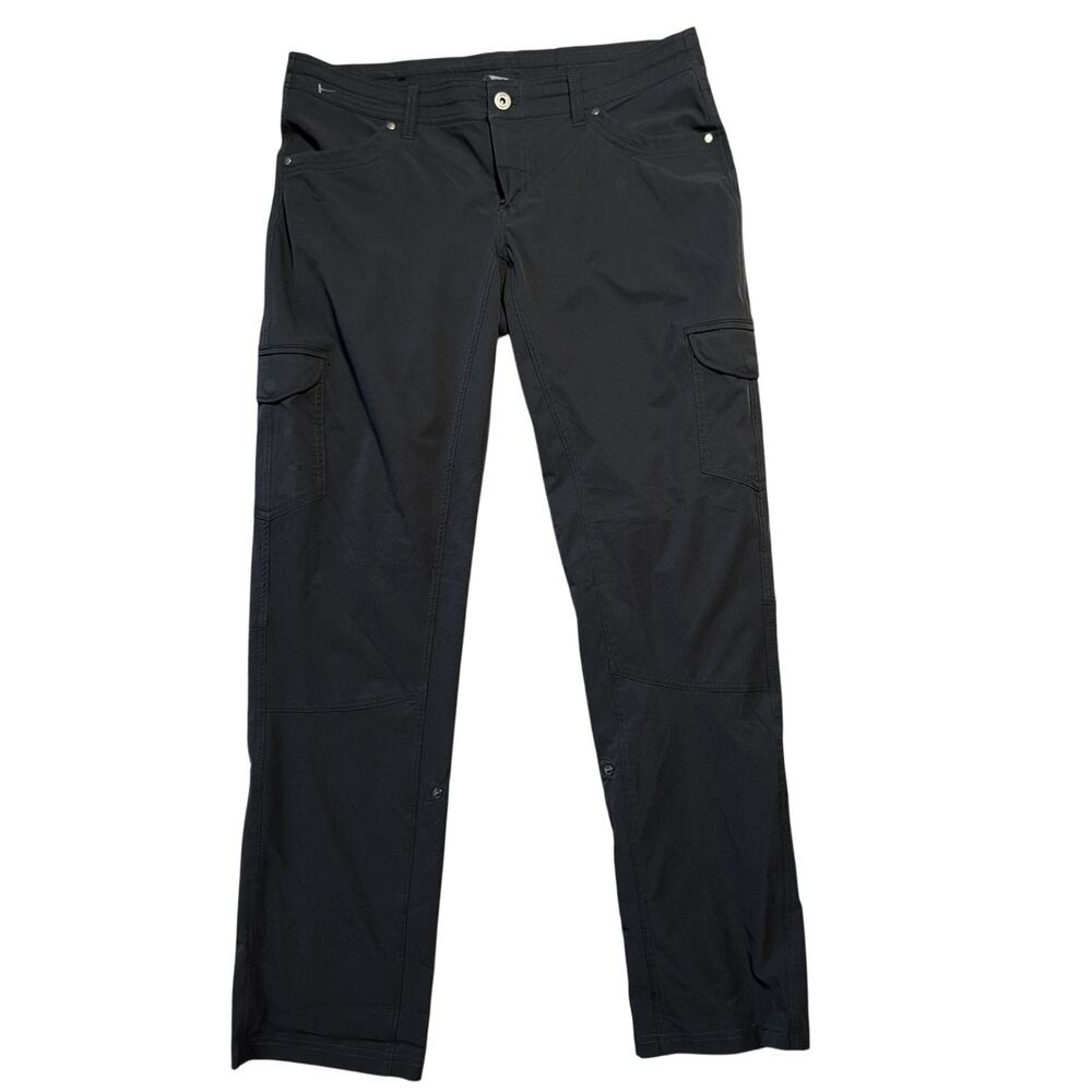 KUHL Flex roll up hoigh performance Woman's Pants 14; Black; Hiking/Trail pants